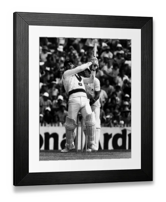 Framed Print : Greg Chappell batting during the one day international match against West Indies in Framed Print : Greg Chappell batting during the one day international match against West Indies in