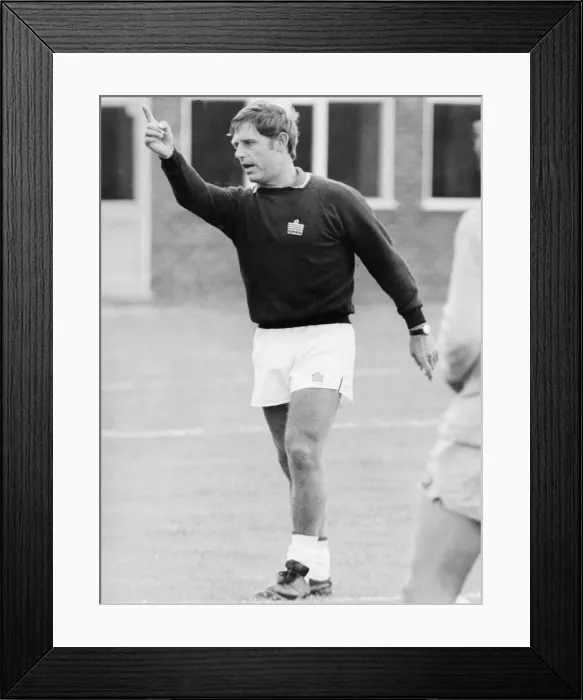 Framed Print : Coventry City manager Gordon Milne during a training session. 25th July 1979 Framed Print : Coventry City manager Gordon Milne during a training session. 25th July 1979