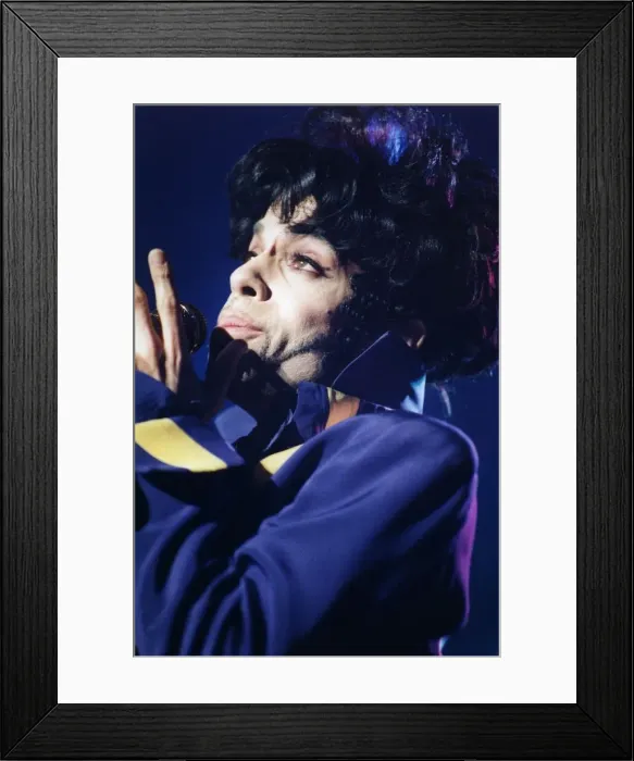 Framed Print : Prince performing on stage during his Act II Tour Framed Print : Prince performing on stage during his Act II Tour