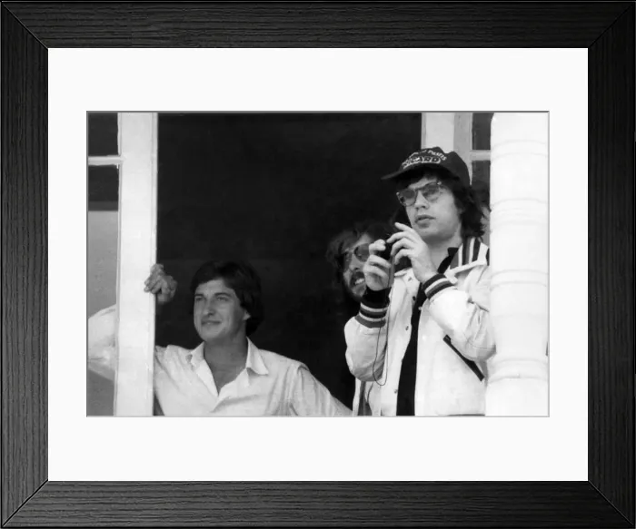 Framed Print : A View from the Pavillion. The Rolling Stones, Mick Jagger, an ardent cricket fan Framed Print : A View from the Pavillion. The Rolling Stones, Mick Jagger, an ardent cricket fan
