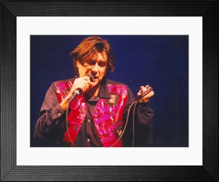 Framed Print : Bryan Ferry in concert at the Newcastle City Hall. 02 / 02 / 95 Framed Print : Bryan Ferry in concert at the Newcastle City Hall. 02 / 02 / 95