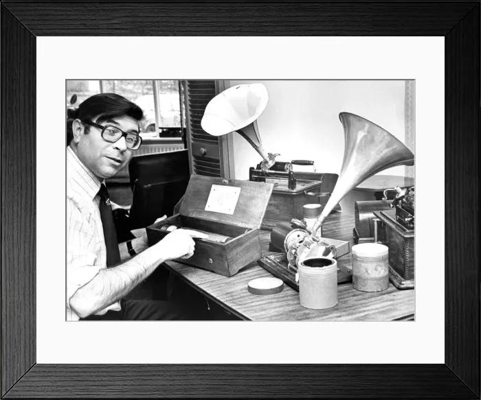 Framed Print : Opera singer and research scientist Phillip Bailey who collects music boxes Framed Print : Opera singer and research scientist Phillip Bailey who collects music boxes