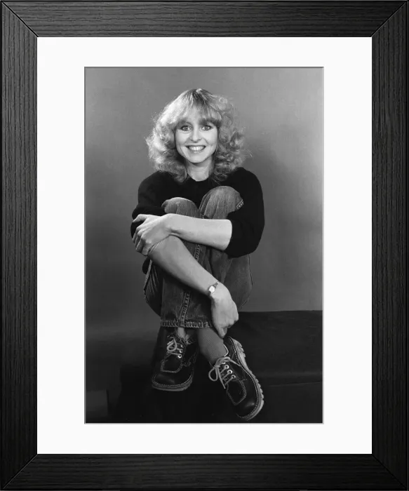 Framed Print : Actress Liza Goddard, who is about to star in the new television series