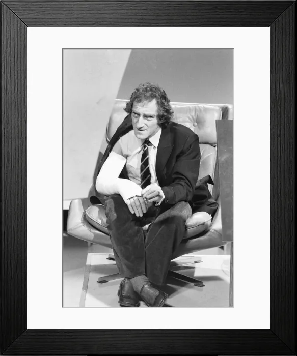 Framed Print : Zany comedian Marty Feldman seen here on the set of his new television series Framed Print : Zany comedian Marty Feldman seen here on the set of his new television series