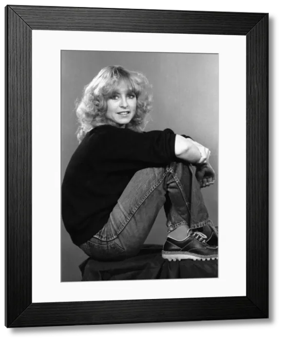 Framed Print : Actress Liza Goddard, who is about to star in the new television series Framed Print : Actress Liza Goddard, who is about to star in the new television series