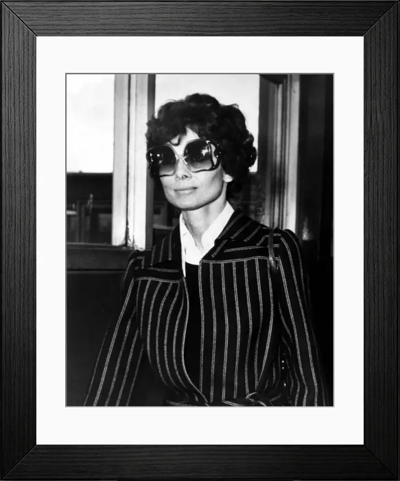 Framed Print : Actress Audrey Hepburn circa 1975 Framed Print : Actress Audrey Hepburn circa 1975