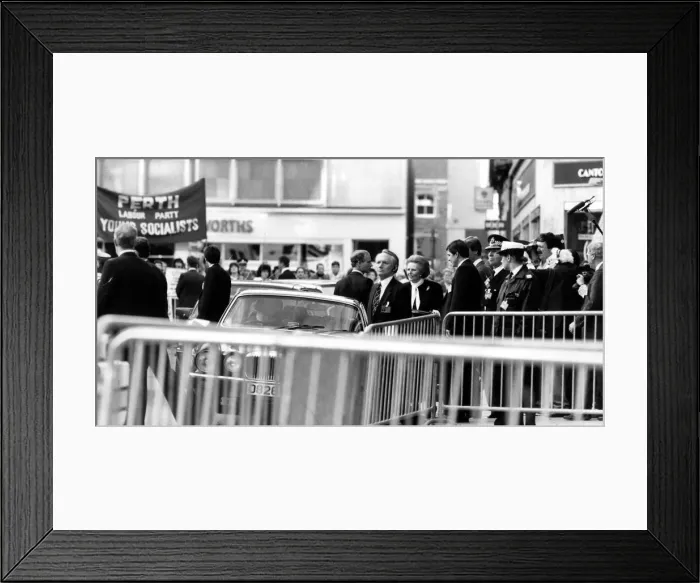 Framed Print : Prime Minister Margaret Thatcher pictured leaving 1987 Scottish Conservative Party Framed Print : Prime Minister Margaret Thatcher pictured leaving 1987 Scottish Conservative Party