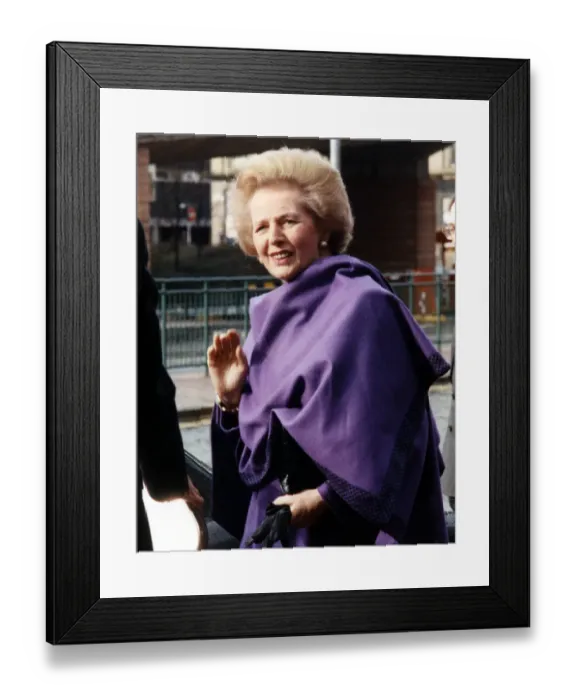 Framed Print : Prime Minister Margaret Thatcher at St Enoch Centre in Scotland 9th March 1990 Framed Print : Prime Minister Margaret Thatcher at St Enoch Centre in Scotland 9th March 1990