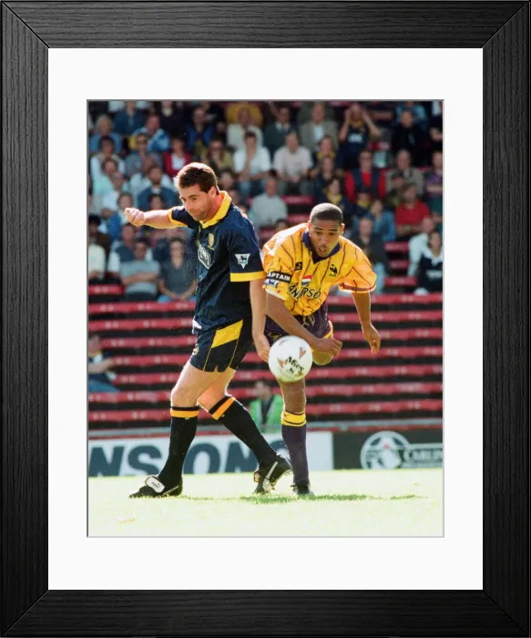 Framed Print : English Premier League match at Selhurst Park. Wimbledon 0 v Sheffield Wednesday 1 Framed Print : English Premier League match at Selhurst Park. Wimbledon 0 v Sheffield Wednesday 1