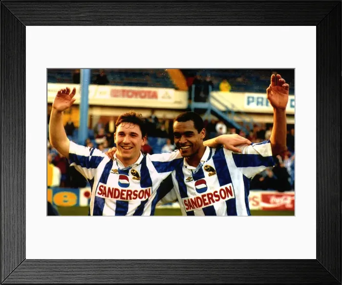 Framed Print : League Cup Semi Final first leg match at Hillsborough. Sheffield Wednesday 2 v