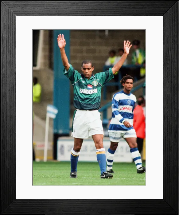Framed Print : English Premier League match at Loftus Road. Queens Park Rangers 0 v Sheffield Framed Print : English Premier League match at Loftus Road. Queens Park Rangers 0 v Sheffield