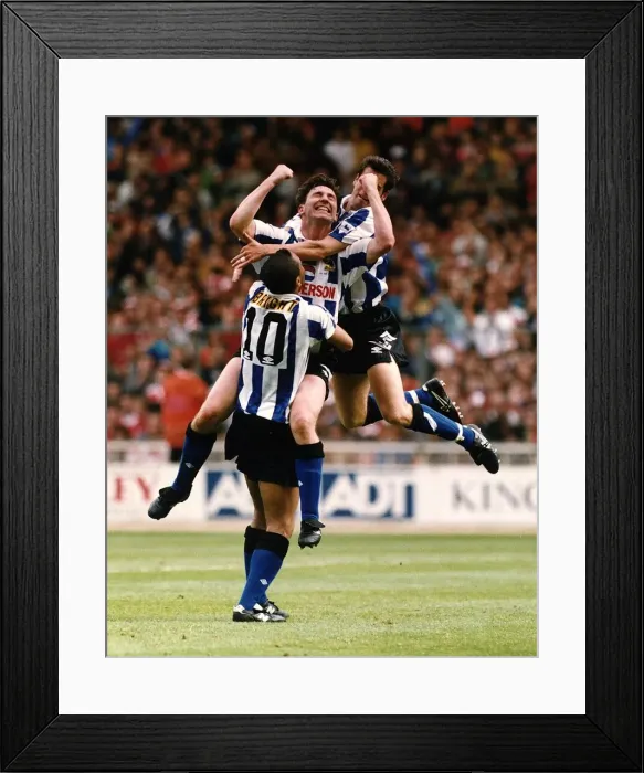 Framed Print : 1993 FA Cup Final at Wembley Stadium. Arsenal 1 v Sheffield Wednesday 1 Framed Print : 1993 FA Cup Final at Wembley Stadium. Arsenal 1 v Sheffield Wednesday 1
