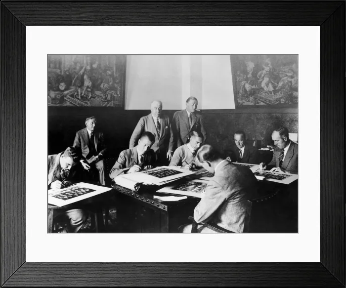 Framed Print : Members of the English Test side signing photographs at Adelaide Framed Print : Members of the English Test side signing photographs at Adelaide