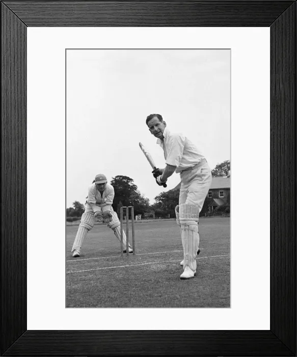 Framed Print : The wicket keeper of the local cricket team at Meopham one of the oldest teams in Kent Framed Print : The wicket keeper of the local cricket team at Meopham one of the oldest teams in Kent