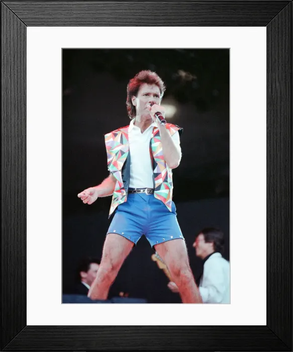 Framed Print : Cliff Richard - From A Distance - The Event. Wembley Stadium June 16 1989 Framed Print : Cliff Richard - From A Distance - The Event. Wembley Stadium June 16 1989