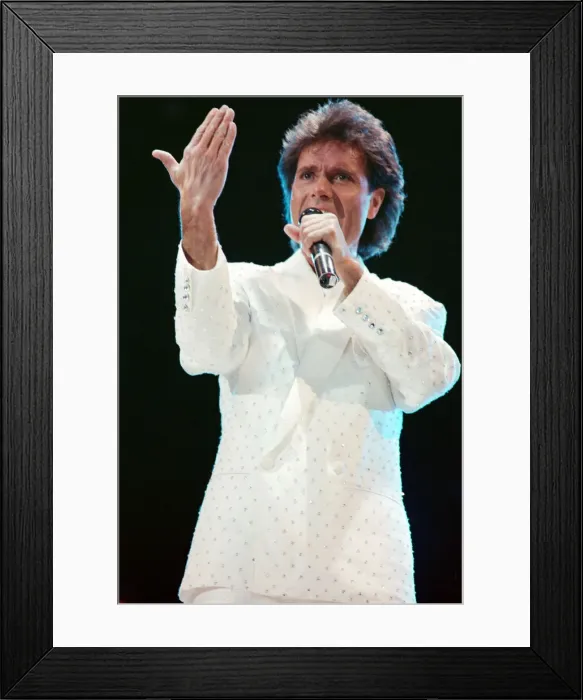 Framed Print : Cliff Richard - From A Distance - The Event. Wembley Stadium June 17 1989 Framed Print : Cliff Richard - From A Distance - The Event. Wembley Stadium June 17 1989