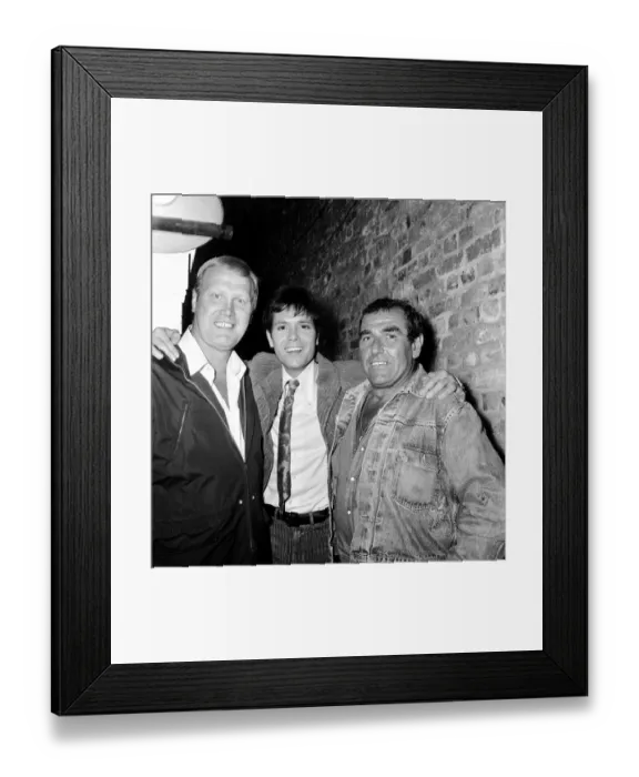 Framed Print : Cliff Richard doing his own stunts on the set of Two a penny, 27th July 1967