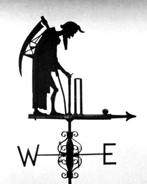 Old Father Time weather vane at Lords cricket ground donated to MCC