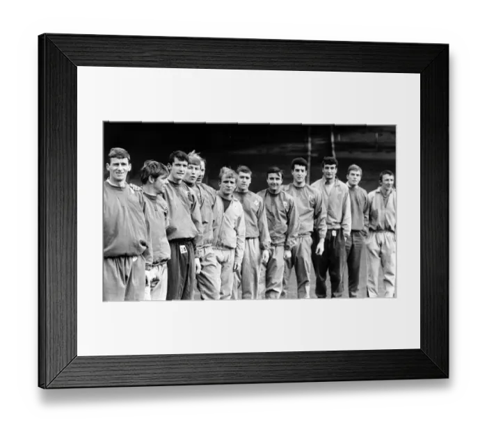 Framed Print : Manchester City Football Team (L-R): Tony Book, Tony Coleman, Mike Doyle, Colin Bell