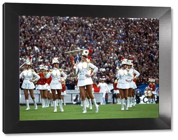 World Cup 1978 Group 1 France 1 Italy 2 Drum majorettes