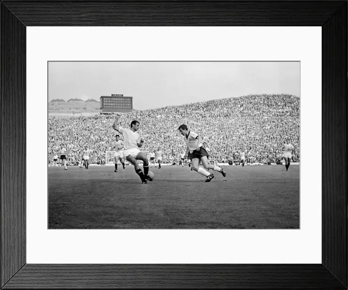 Framed Print : World Cup Quarter Finals West Germany versus Uruguay 24th July 1966 Framed Print : World Cup Quarter Finals West Germany versus Uruguay 24th July 1966