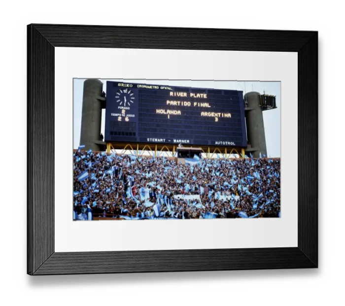 Framed Print : World Cup 1978 Final Holland 1 Argentina 3 after extra time Framed Print : World Cup 1978 Final Holland 1 Argentina 3 after extra time