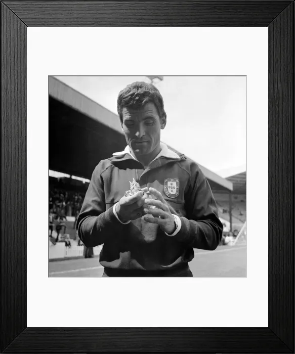 Framed Print : World Cup Portugal versus Bulgaria at Old Trafford 17 July 1966 Framed Print : World Cup Portugal versus Bulgaria at Old Trafford 17 July 1966
