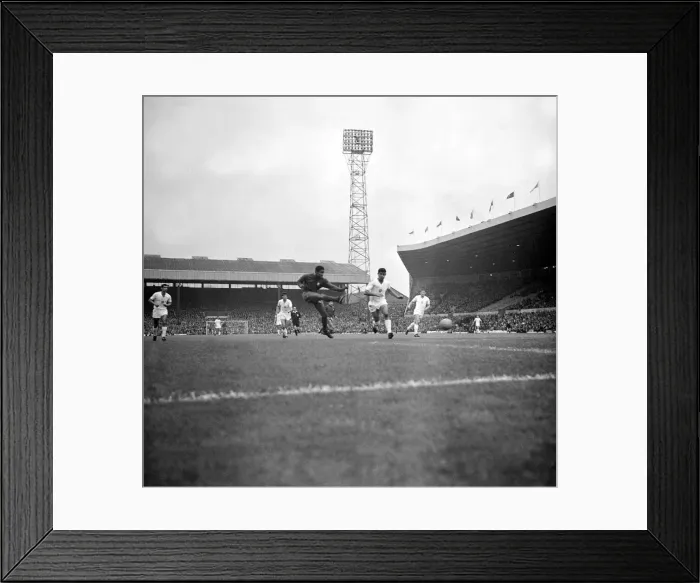 Framed Print : World Cup Bulgaria versus Portugal at Old Trafford 17th July 1966 Framed Print : World Cup Bulgaria versus Portugal at Old Trafford 17th July 1966