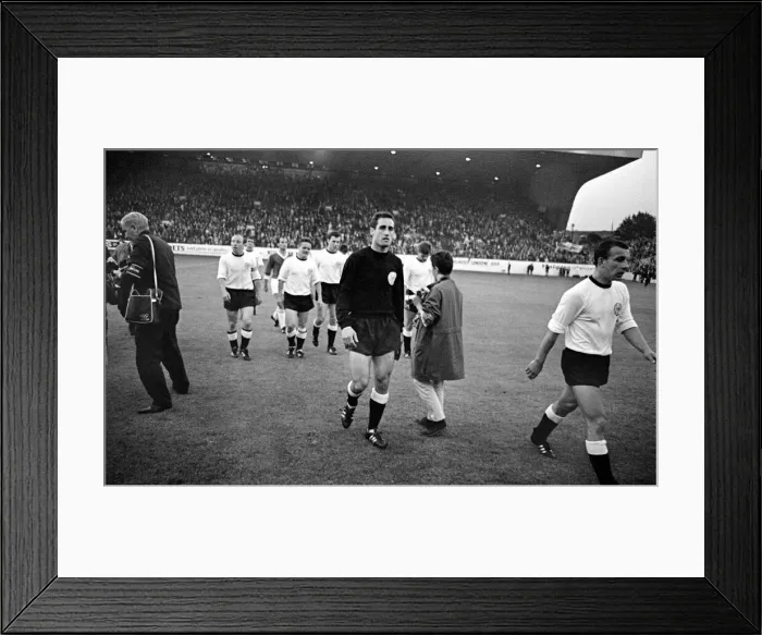 Framed Print : World Cup West Germany versus Switzerland the players leave the field W6707
