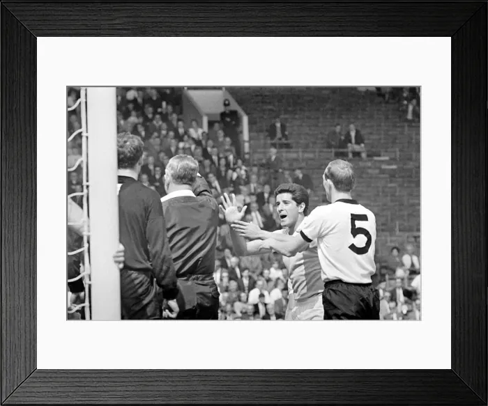 Framed Print : World Cup Quarter Finals West Germany versus Uruguay 24th July 1966 Uruguay