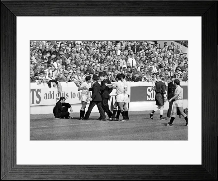 Framed Print : World Cup Quarter Finals West Germany versus Uruguay 24th July 1966 Framed Print : World Cup Quarter Finals West Germany versus Uruguay 24th July 1966