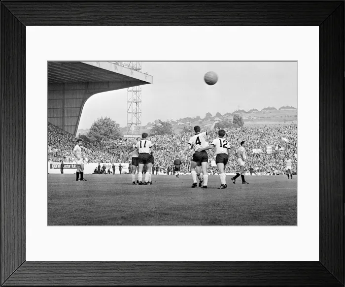 Framed Print : World Cup Quarter Finals West Germany versus Uruguay 24th July 1966 Framed Print : World Cup Quarter Finals West Germany versus Uruguay 24th July 1966