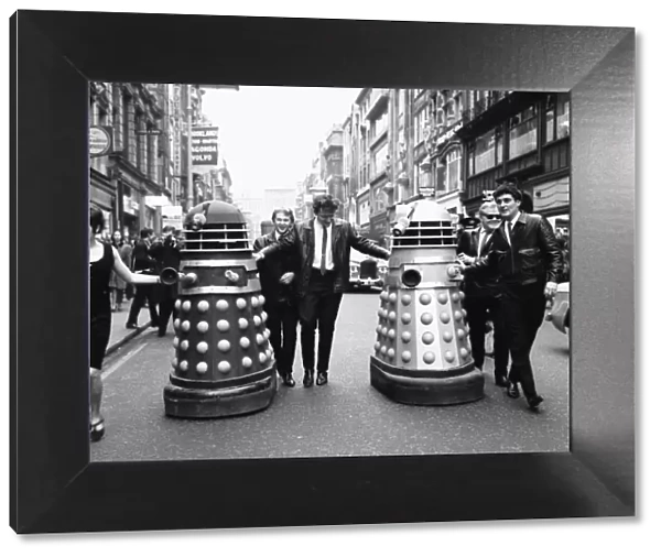 The Daleks come to Bond Street, London. A new pop group calling themselves the '