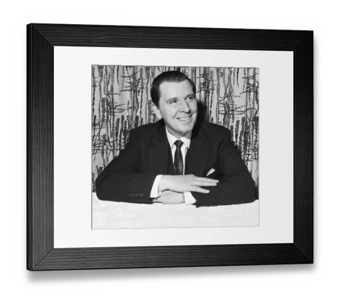 Framed Print : Peter Hawkins the man behind the voice of the Daleks 8th November 1965 Framed Print : Peter Hawkins the man behind the voice of the Daleks 8th November 1965