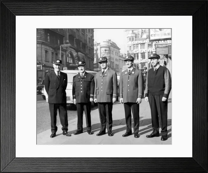 Framed Print : A new look for British Railways. At the Design Centre, Haymarket, London