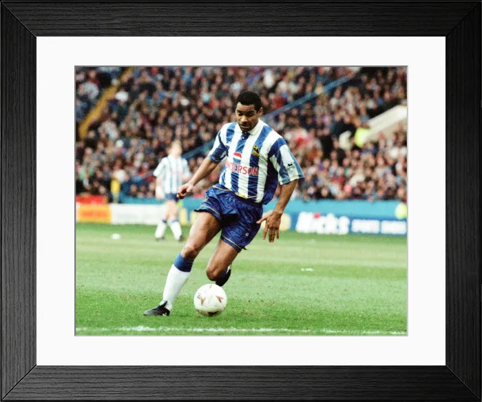 Framed Print : English Premier League match at Hillsborough. Sheffield Wednesday 3 v Sheffield Framed Print : English Premier League match at Hillsborough. Sheffield Wednesday 3 v Sheffield