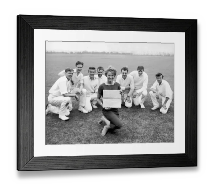 Framed Print : 28 year old Jean De Vere, former member of the Kent Ladies Eleven Framed Print : 28 year old Jean De Vere, former member of the Kent Ladies Eleven