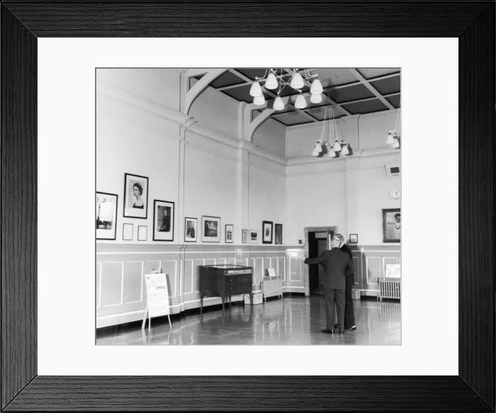 Framed Print : The Long Room of the Lancashire County Cricket Club which can be hired together with