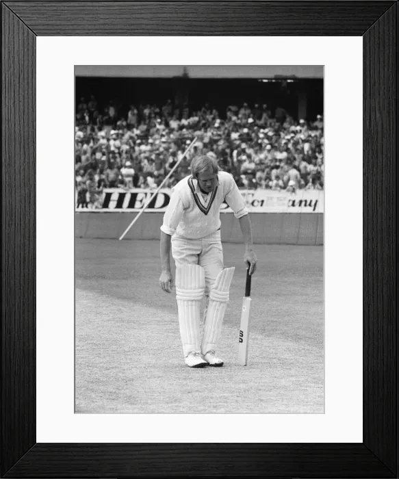 Framed Print : Centenary Test match between Australia and England at The MCG Cricket Ground, Melbourne