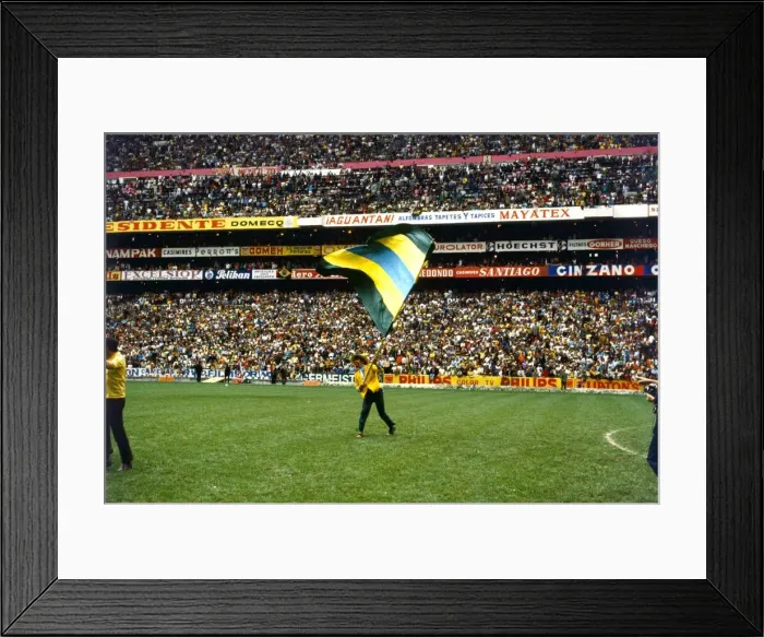 Framed Print : World Cup Final 1970 Brazil 4 Italy 1 Azteca Stadium