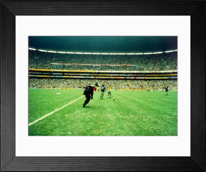 Framed Print : World Cup Final 1970 Brazil 4 Italy 1 Azteca Stadium
