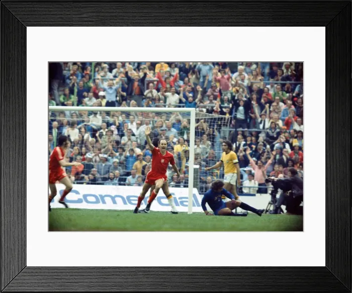 Framed Print : World Cup 1974 3rd place play off Poland 1 Brazil 0 Grzegorz Framed Print : World Cup 1974 3rd place play off Poland 1 Brazil 0 Grzegorz