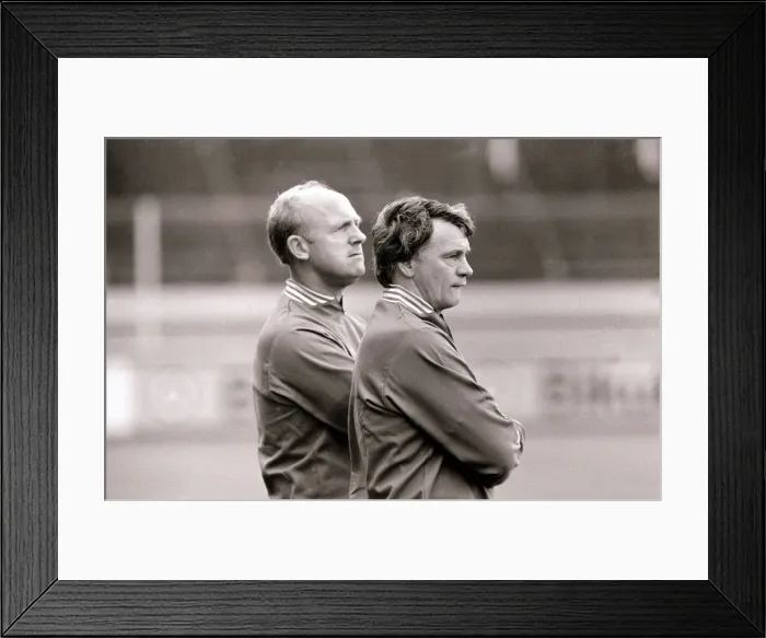 Framed Print : Bobby Robson - September 1982 England manager Framed Print : Bobby Robson - September 1982 England manager