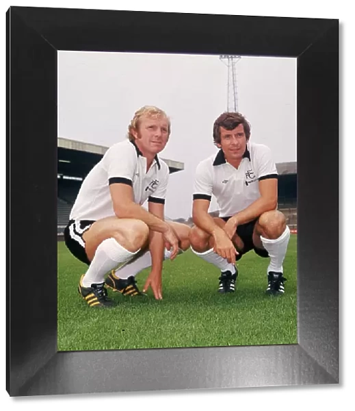 Bobby Moore and Alan Mullery of Fulham - July 1975