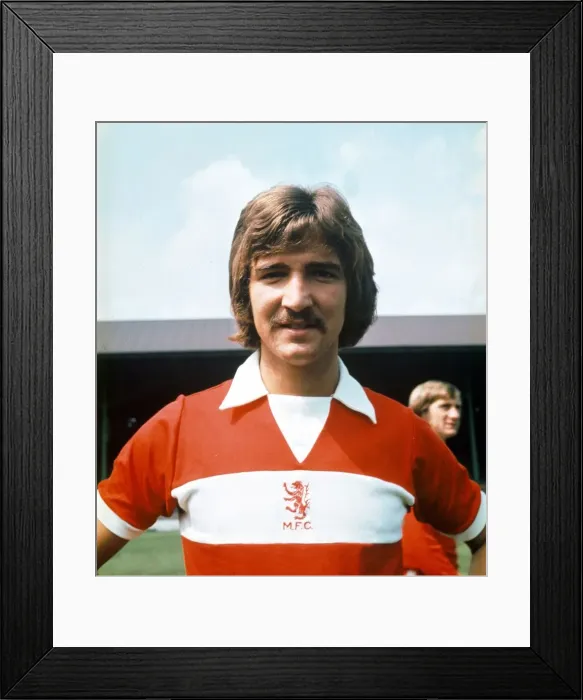 Framed Print : Graeme Souness from Middlesbrough FC footballer July 1973 Framed Print : Graeme Souness from Middlesbrough FC footballer July 1973