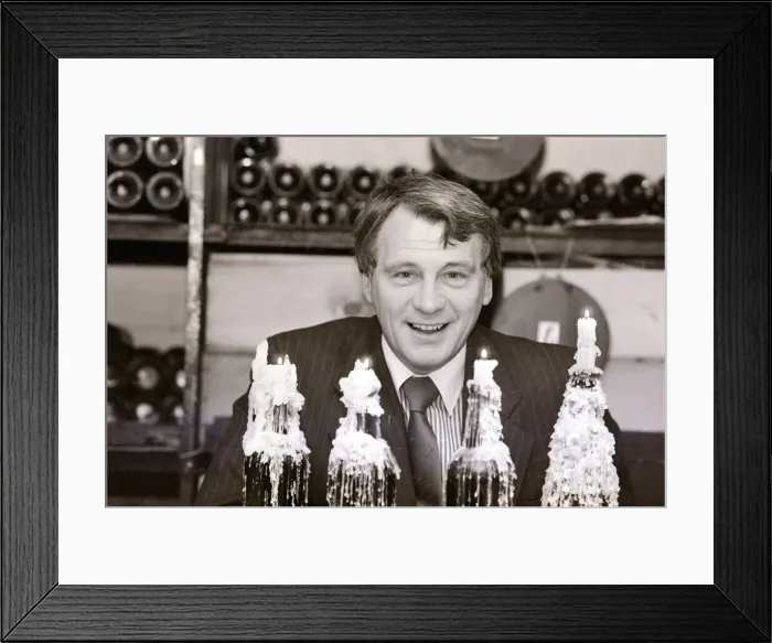 Framed Print : Bobby Robson - October 1982 England manager Framed Print : Bobby Robson - October 1982 England manager