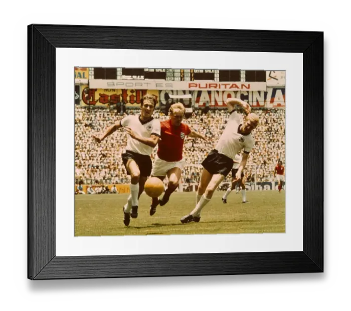 Framed Print : World Cup Quarter Final 1970 England 2 W. Germany 3 after extra time Framed Print : World Cup Quarter Final 1970 England 2 W. Germany 3 after extra time