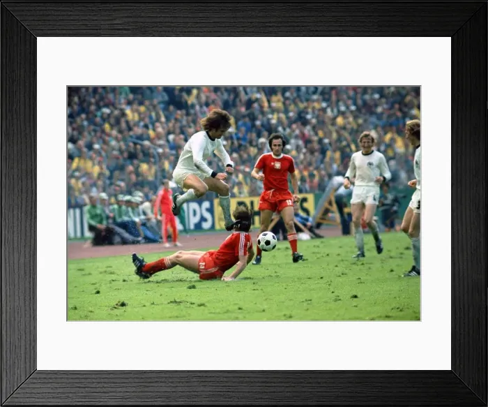 Framed Print : W. Germany v Poland World Cup 1974 worldcupcollection2006 wcc74