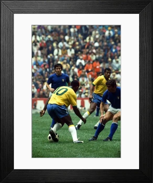 Framed Print : World Cup Final 1970 Brazil 4 Italy 1 Azteca Stadium Framed Print : World Cup Final 1970 Brazil 4 Italy 1 Azteca Stadium