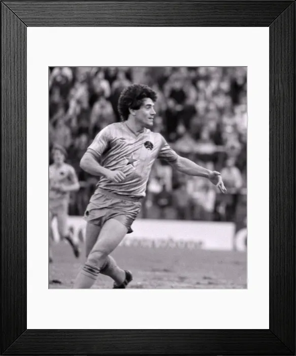 Framed Print : March 1984 Fulham v Newcastle Football Division Two 1980s Football Player